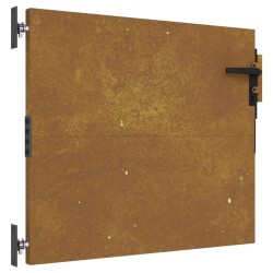 vidaXL Puerta de jardín acero corten 85x100 cm