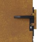 vidaXL Puerta de jardín acero corten 85x100 cm vidaXL Puerta de jardín acero corten 85x100 cm