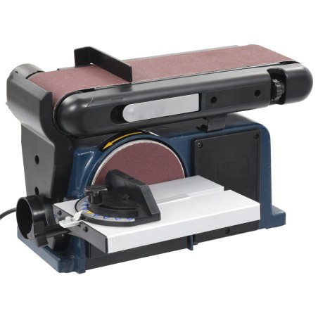 vidaXL Lijadora de disco y banda 370 W 150 mm