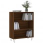 vidaXL Estantería madera de ingeniería roble marrón 69,5x32,5x90 cm vidaXL Estantería madera de ingeniería roble marrón 69,5x32,5x90 cm