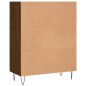 vidaXL Estantería madera de ingeniería roble marrón 69,5x32,5x90 cm vidaXL Estantería madera de ingeniería roble marrón 69,5x32,5x90 cm