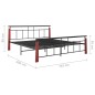 vidaXL Estructura de cama madera maciza de roble metal 180x200 cm vidaXL Estructura de cama madera maciza de roble metal 180x200 cm