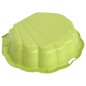 vidaXL Areneros 2 unidades de plástico verde 77x87x21 cm vidaXL Areneros 2 unidades de plástico verde 77x87x21 cm