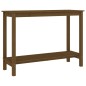 vidaXL Mesa consola de madera maciza de pino marrón miel 110x40x80 cm vidaXL Mesa consola de madera maciza de pino marrón miel 110x40x80 cm
