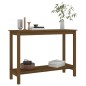 vidaXL Mesa consola de madera maciza de pino marrón miel 110x40x80 cm vidaXL Mesa consola de madera maciza de pino marrón miel 110x40x80 cm