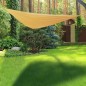 HI Toldo de vela triangular 3x3 m beige HI Toldo de vela triangular 3x3 m beige