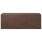vidaXL Baúl para cojines de jardín ratán PE marrón 291x100,5x104 cm vidaXL Baúl para cojines de jardín ratán PE marrón 291x100,5x104 cm