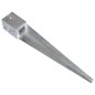 vidaXL Picas de tierra 12 uds acero galvanizado plateado 10x10x76 cm vidaXL Picas de tierra 12 uds acero galvanizado plateado 10x10x76 cm