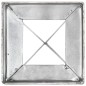 vidaXL Picas de tierra 12 uds acero galvanizado plateado 10x10x76 cm vidaXL Picas de tierra 12 uds acero galvanizado plateado 10x10x76 cm