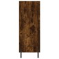 vidaXL Estantería madera de ingeniería roble ahumado 69,5x32,5x90 cm vidaXL Estantería madera de ingeniería roble ahumado 69,5x32,5x90 cm