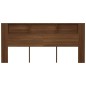 vidaXL Mueble cabecero color roble marrón 220x18,5x104,5 cm vidaXL Mueble cabecero color roble marrón 220x18,5x104,5 cm