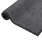 vidaXL Felpudo de rayas gris antracita 60x80 cm vidaXL Felpudo de rayas gris antracita 60x80 cm