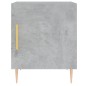vidaXL Mesita de noche madera de ingeniería gris hormigón 40x40x50 cm vidaXL Mesita de noche madera de ingeniería gris hormigón 40x40x50 cm