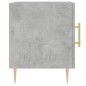 vidaXL Mesita de noche madera de ingeniería gris hormigón 40x40x50 cm vidaXL Mesita de noche madera de ingeniería gris hormigón 40x40x50 cm