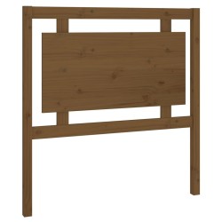 vidaXL Cabecero de cama madera maciza pino marrón miel 95,5x4x100 cm