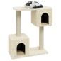 vidaXL Rascador para gatos con postes de sisal 60 cm crema vidaXL Rascador para gatos con postes de sisal 60 cm crema