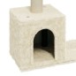 vidaXL Rascador para gatos con postes de sisal 60 cm crema vidaXL Rascador para gatos con postes de sisal 60 cm crema