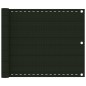 vidaXL Toldo para balcón HDPE verde oscuro 75x400 cm vidaXL Toldo para balcón HDPE verde oscuro 75x400 cm