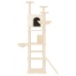 vidaXL Rascador para gatos con postes de sisal crema 191 cm vidaXL Rascador para gatos con postes de sisal crema 191 cm