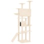 vidaXL Rascador para gatos con postes de sisal crema 191 cm vidaXL Rascador para gatos con postes de sisal crema 191 cm