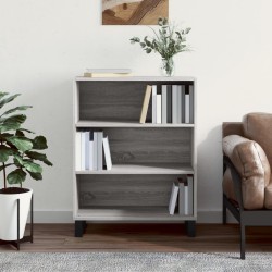 vidaXL Estantería madera de ingeniería gris Sonoma 69,5x32,5x90 cm