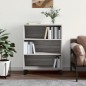 vidaXL Estantería madera de ingeniería gris Sonoma 69,5x32,5x90 cm
