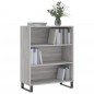 vidaXL Estantería madera de ingeniería gris Sonoma 69,5x32,5x90 cm