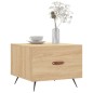vidaXL Mesa de centro madera de ingeniería roble Sonoma 50x50x40 cm vidaXL Mesa de centro madera de ingeniería roble Sonoma 50x50x40 cm