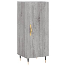 vidaXL Aparador madera de ingeniería gris Sonoma 34,5x34x90 cm