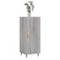 vidaXL Aparador madera de ingeniería gris Sonoma 34,5x34x90 cm vidaXL Aparador madera de ingeniería gris Sonoma 34,5x34x90 cm
