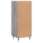 vidaXL Aparador madera de ingeniería gris Sonoma 34,5x34x90 cm vidaXL Aparador madera de ingeniería gris Sonoma 34,5x34x90 cm