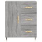 vidaXL Aparador de madera de ingeniería gris Sonoma 69,5x34x90 cm vidaXL Aparador de madera de ingeniería gris Sonoma 69,5x34x90 cm