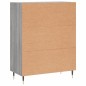 vidaXL Aparador de madera de ingeniería gris Sonoma 69,5x34x90 cm vidaXL Aparador de madera de ingeniería gris Sonoma 69,5x34x90 cm