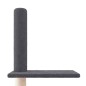 vidaXL Árbol rascador gatos suelo a techo gris oscuro 250,5-276,5 cm vidaXL Árbol rascador gatos suelo a techo gris oscuro 250,5-276,5 cm