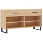 vidaXL Banco zapatero madera de ingeniería roble Sonoma 102x35x55 cm vidaXL Banco zapatero madera de ingeniería roble Sonoma 102x35x55 cm
