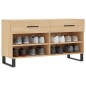 vidaXL Banco zapatero madera de ingeniería roble Sonoma 102x35x55 cm vidaXL Banco zapatero madera de ingeniería roble Sonoma 102x35x55 cm