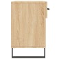 vidaXL Banco zapatero madera de ingeniería roble Sonoma 102x35x55 cm vidaXL Banco zapatero madera de ingeniería roble Sonoma 102x35x55 cm