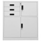 vidaXL Armario de oficina de acero gris claro 90x40x102 cm vidaXL Armario de oficina de acero gris claro 90x40x102 cm