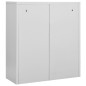 vidaXL Armario de oficina de acero gris claro 90x40x102 cm vidaXL Armario de oficina de acero gris claro 90x40x102 cm