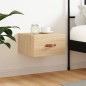 vidaXL Mesita de noche de pared color roble Sonoma 35x35x20 cm vidaXL Mesita de noche de pared color roble Sonoma 35x35x20 cm