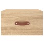 vidaXL Mesita de noche de pared color roble Sonoma 35x35x20 cm vidaXL Mesita de noche de pared color roble Sonoma 35x35x20 cm