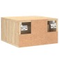 vidaXL Mesita de noche de pared color roble Sonoma 35x35x20 cm vidaXL Mesita de noche de pared color roble Sonoma 35x35x20 cm