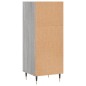 vidaXL Aparador de madera de ingeniería gris Sonoma 34,5x32,5x90 cm vidaXL Aparador de madera de ingeniería gris Sonoma 34,5x32,5x90 cm
