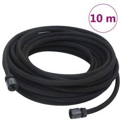 vidaXL Manguera porosa para jardín caucho negro 16 mm 10 m
