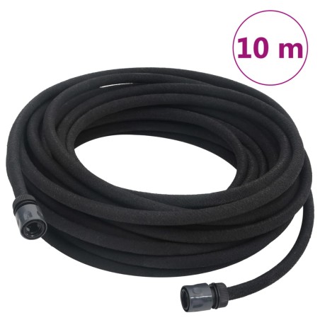 vidaXL Manguera porosa para jardín caucho negro 16 mm 10 m
