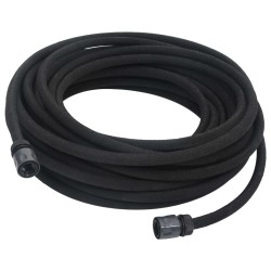 vidaXL Manguera porosa para jardín caucho negro 16 mm 10 m