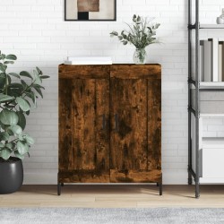 vidaXL Aparador de madera de ingeniería roble ahumado 69,5x34x90 cm