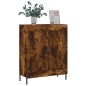 vidaXL Aparador de madera de ingeniería roble ahumado 69,5x34x90 cm vidaXL Aparador de madera de ingeniería roble ahumado 69,5x34x90 cm