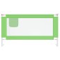 vidaXL Barandilla de seguridad cama de niño verde tela 150x25 cm vidaXL Barandilla de seguridad cama de niño verde tela 150x25 cm