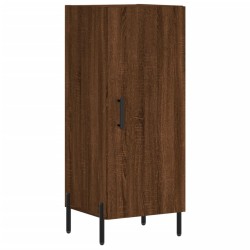 vidaXL Aparador madera de ingeniería marrón roble 34,5x34x90 cm
